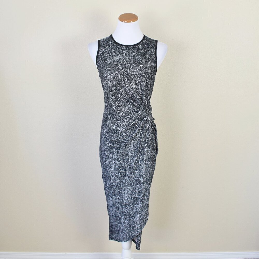 Maggy London Heather Knot Sheath Wrap Dress - 4